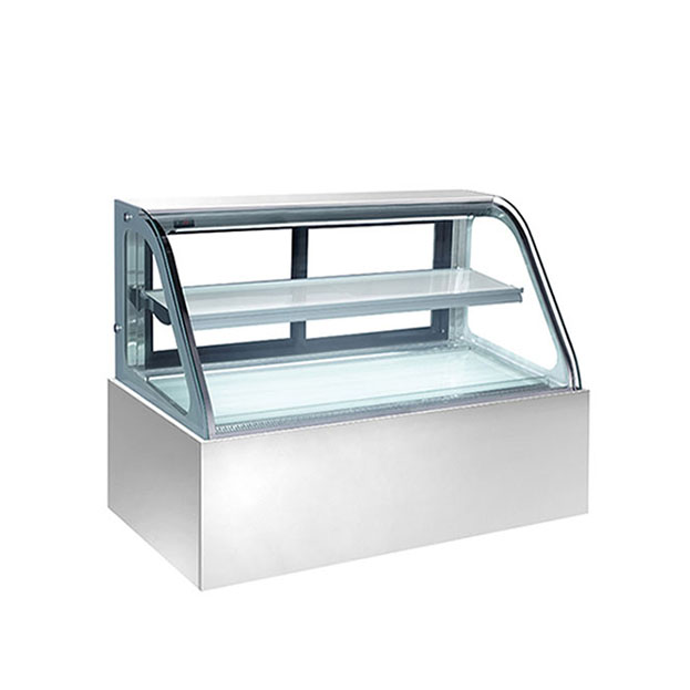 glasstop cake display fridge